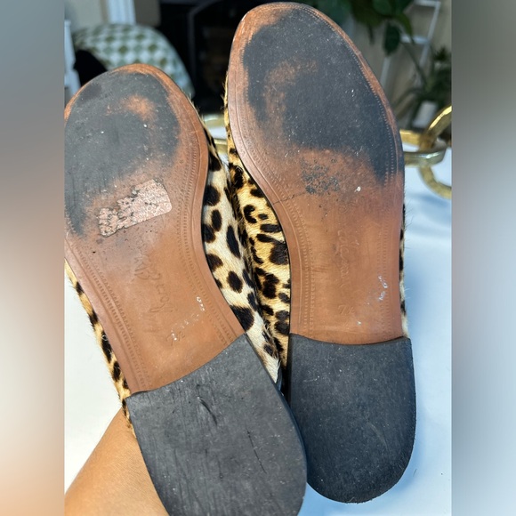 Sam Edelman Linnie calf hair leopard print mule size 7.5 - Picture 4 of 8